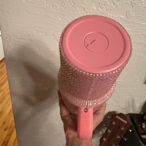 Pink Rhinestone Tumbler with Handle - Picture 4 of 7